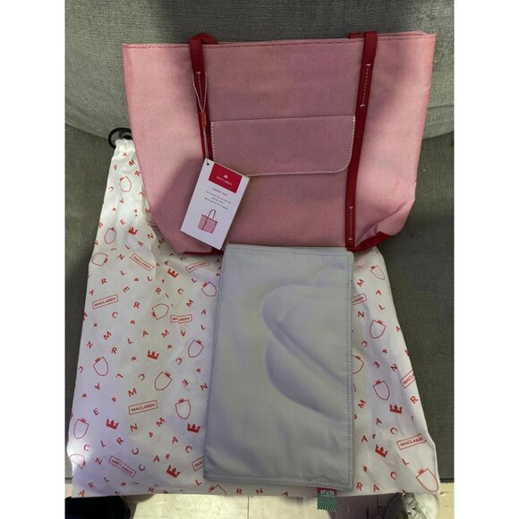 Maclaren Handbags - Maclaren Market Tote, Marquee Canvas Cardinal